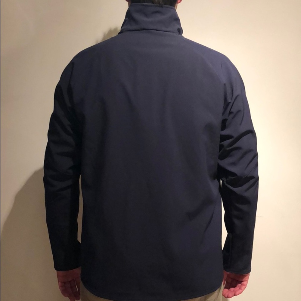 Navy Waterproof North Face Pullover 1/4 Zip Jacket - Picture 5 of 8